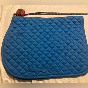Blue Dover saddle pad